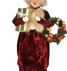 Byer's Choice Wine Hostess Mrs Claus