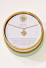 Spartina Never Give Up Necklace SLV Gold