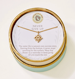 Spartina Never Give Up Necklace SLV Gold