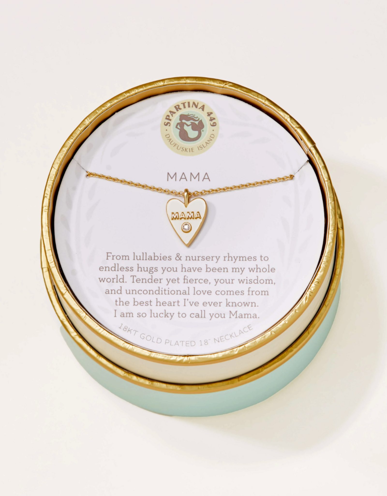 Spartina Mama Necklace SLV gold