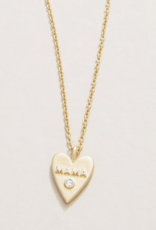 Spartina Mama Necklace SLV gold