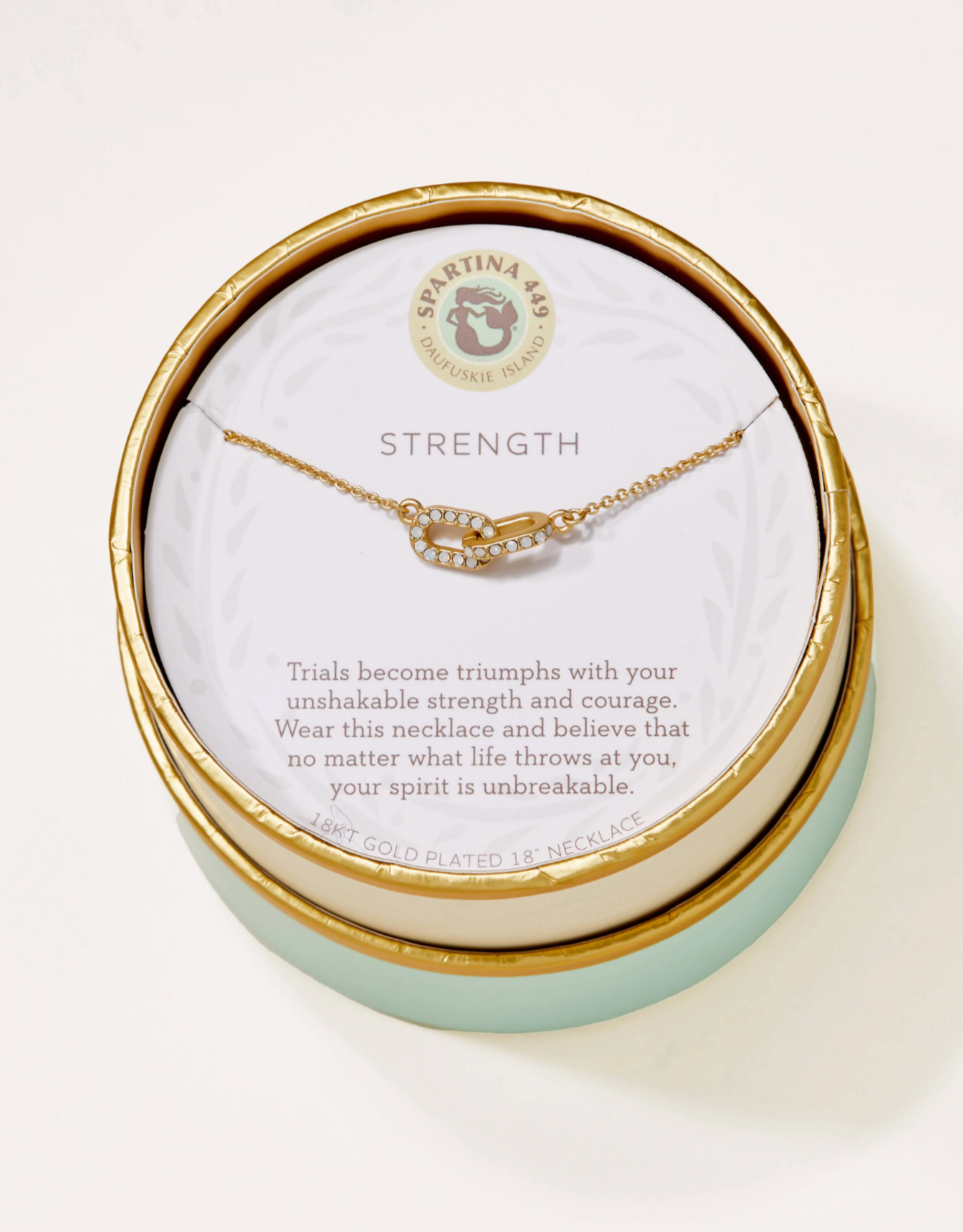 Spartina Strength Necklace SLV gold