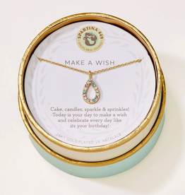 Spartina Make A Wish Necklace SLV gold