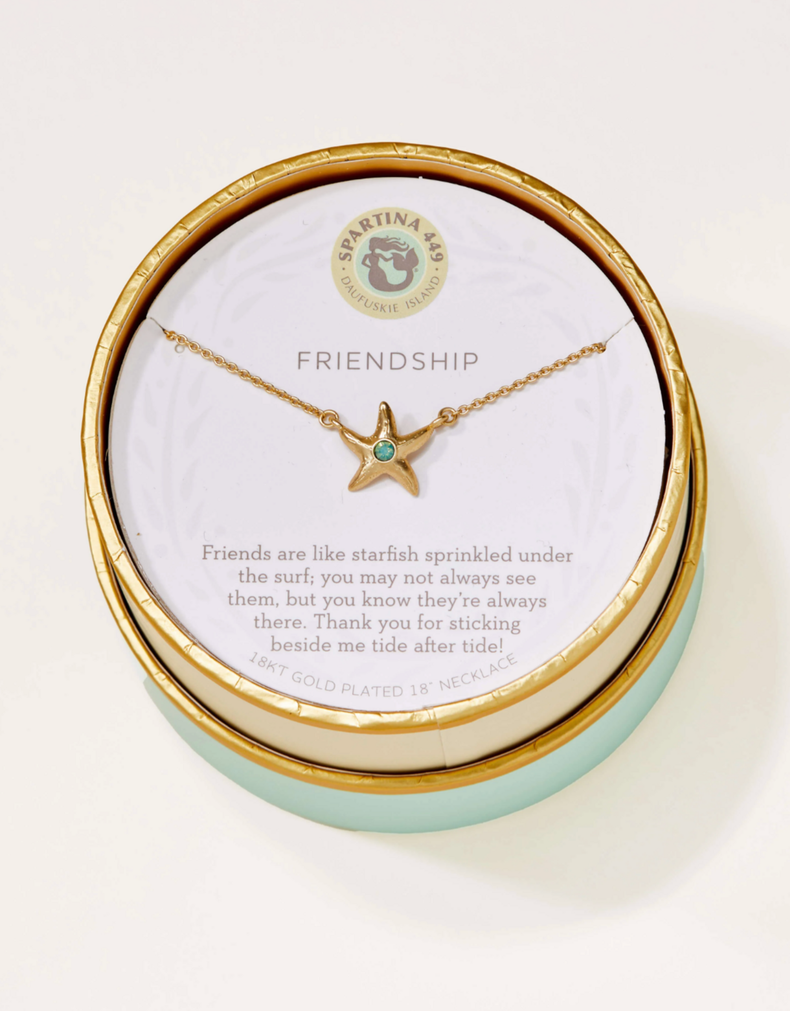 Spartina Friendship Necklace SLV gold