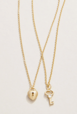 Spartina Best Friends Necklace SLVgold