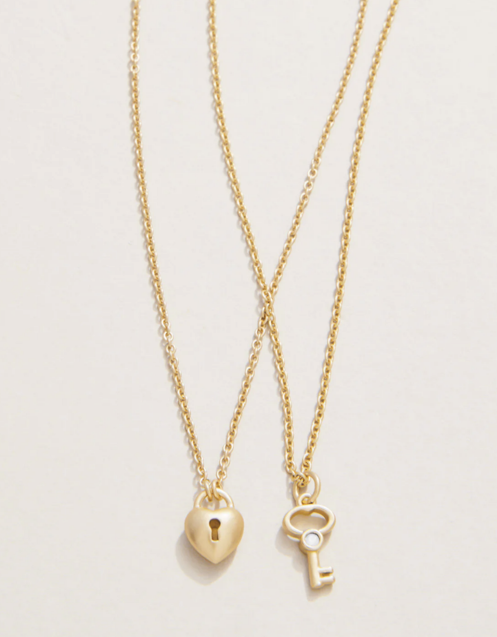 Spartina Best Friends Necklace SLVgold