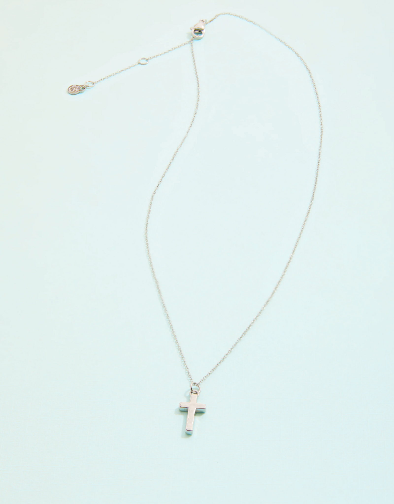 Spartina Cross Necklace Silver