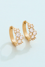 Champagne Bubbles Hoop Earring