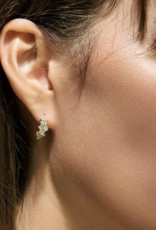 Champagne Bubbles Hoop Earring