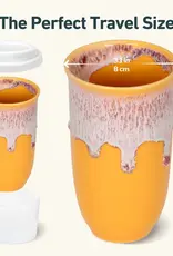 Nova Ceramics Grapefruit Ceramic Travel Mug