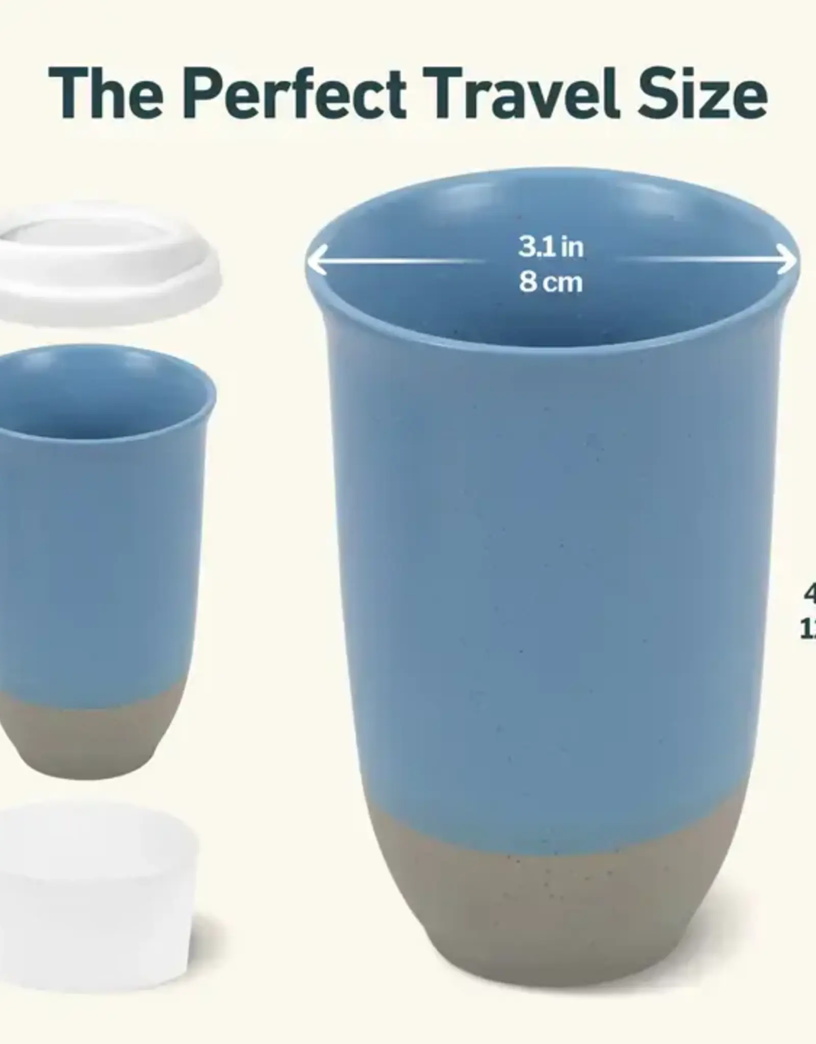 Nova Ceramics Coastal Drift Travel Mug 16oz