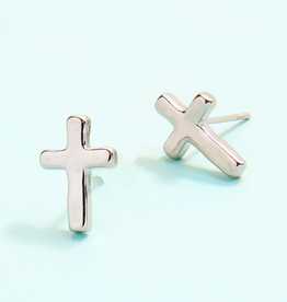 Spartina Cross Earrings Silver