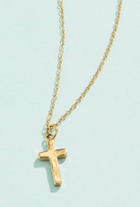 Spartina Cross Necklace Gold