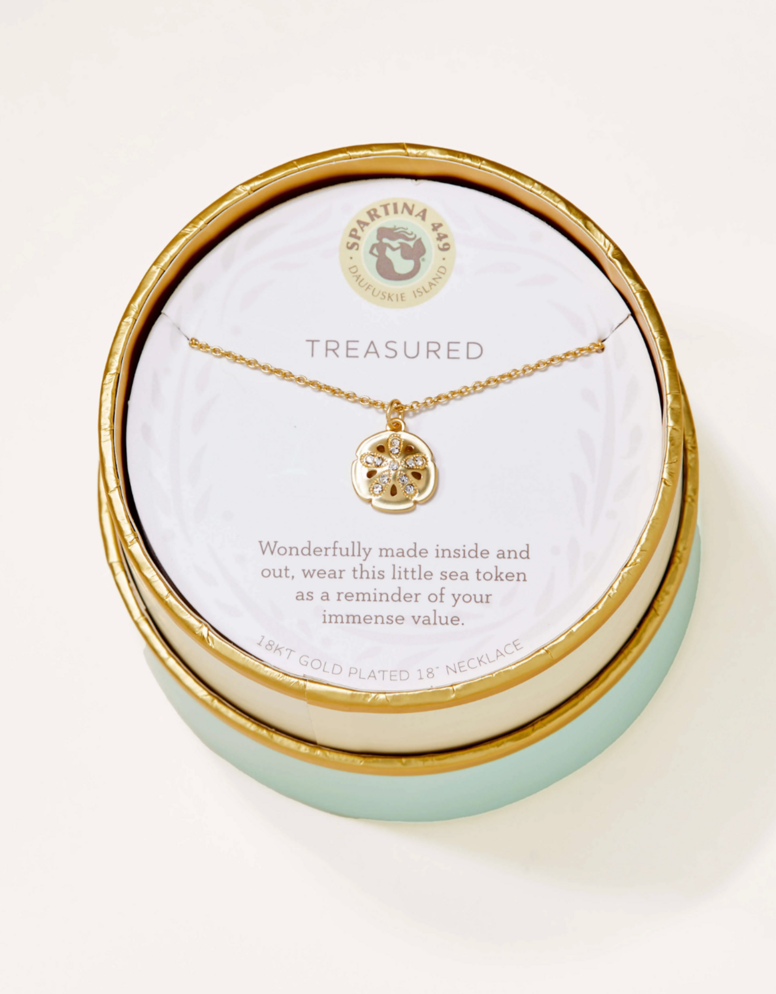 Spartina Sand Dollar Necklace SLV