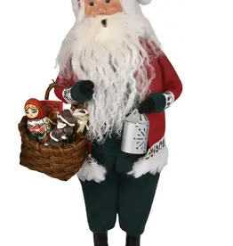 Byer's Choice Holly Jolly Santa