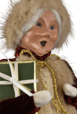 Byer's Choice Wine Hostess Mrs Claus