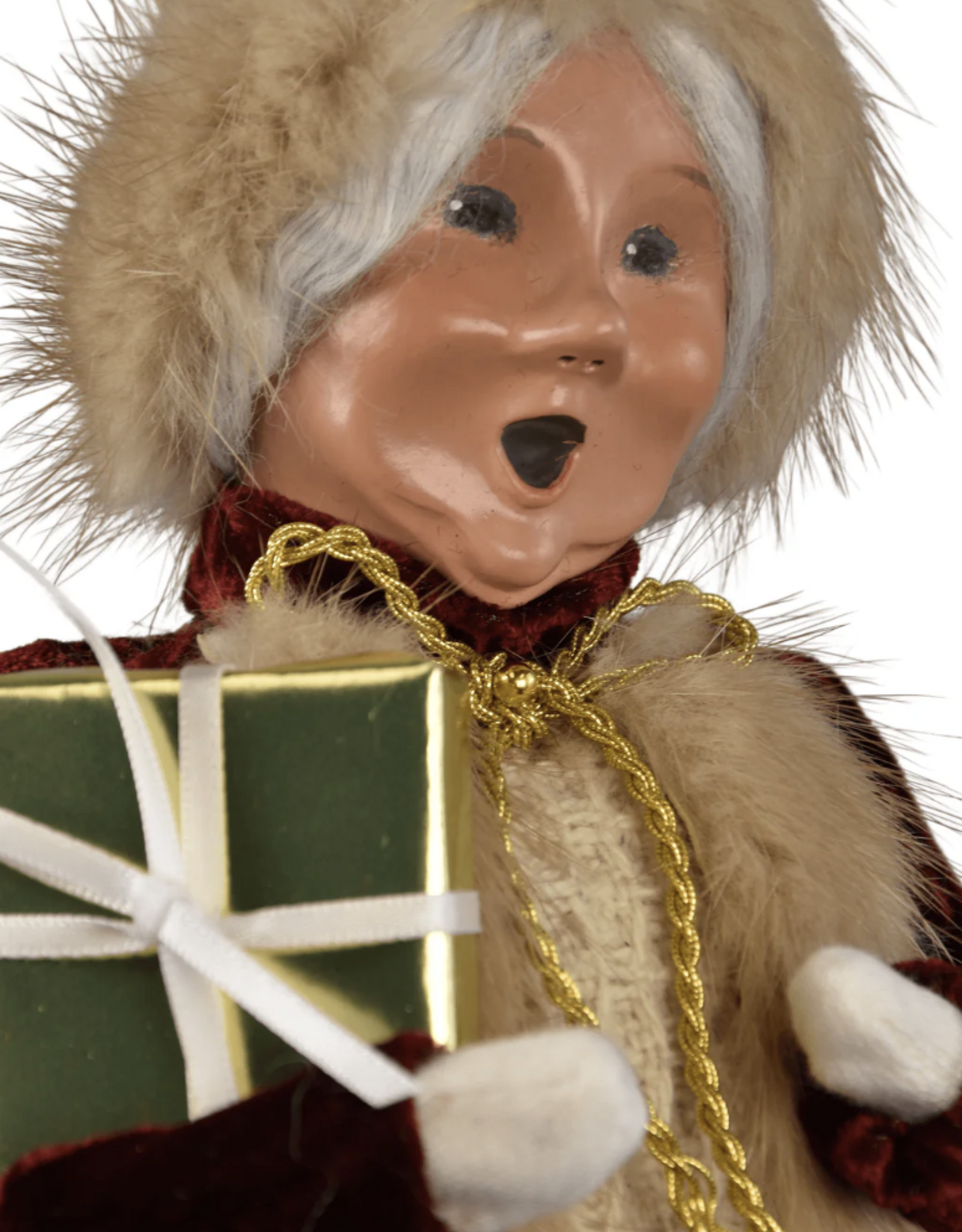 Byer's Choice Wine Hostess Mrs Claus