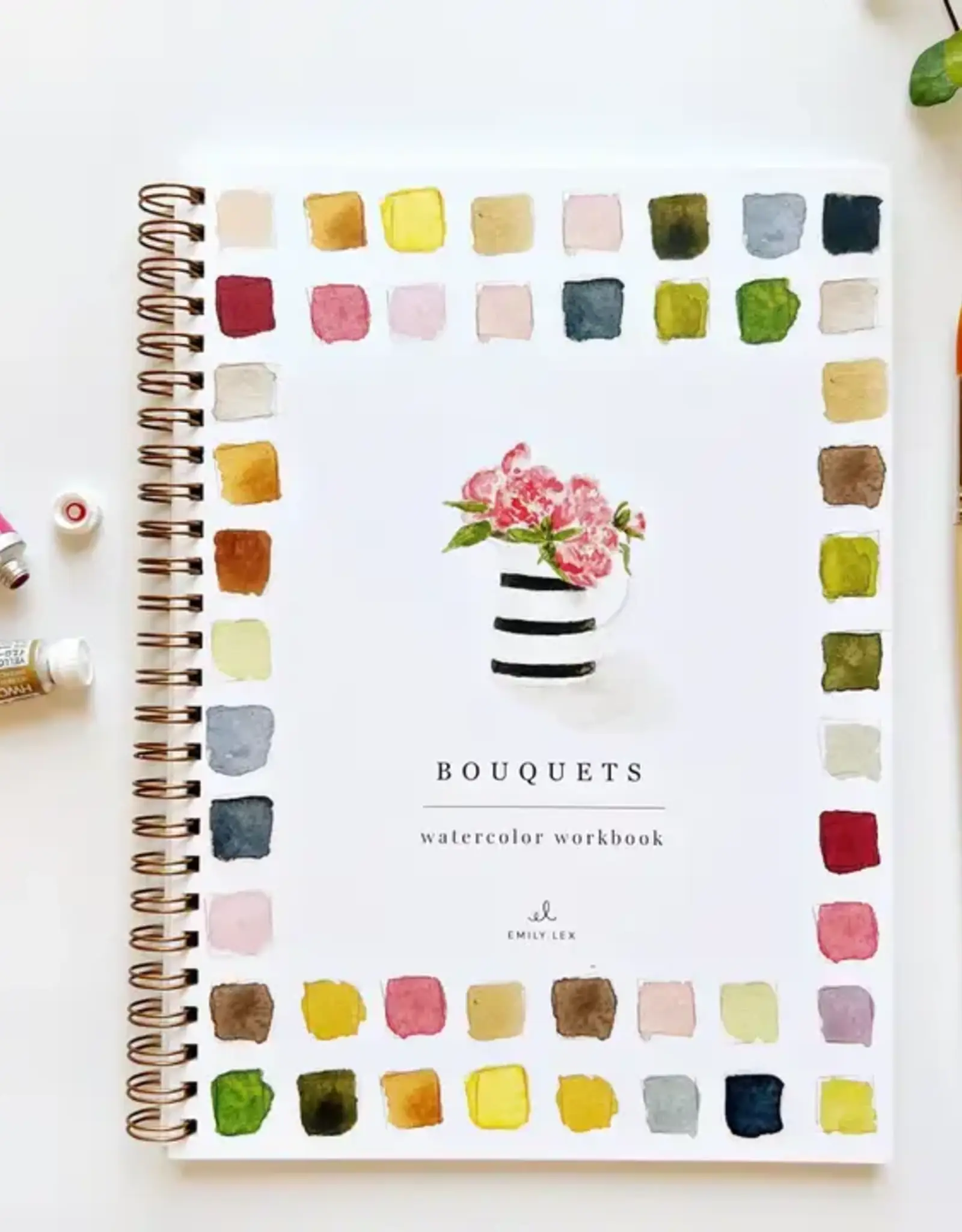 Emily Lax Studio Bouquets Watercolor Notebook