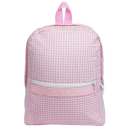 Mint Small Backpack Pink Gingham