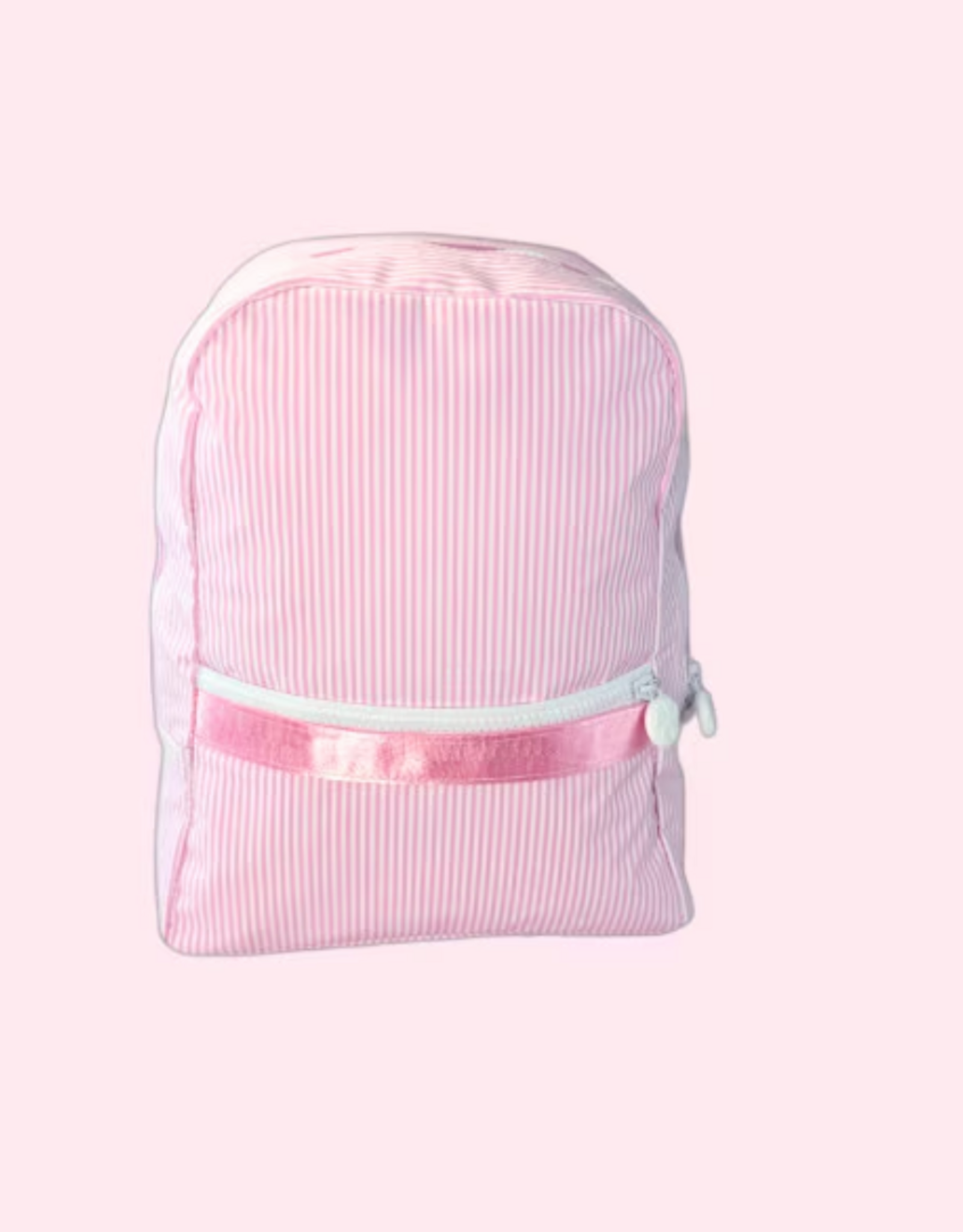 Mint Small Backpack Pink Preppy Stripe
