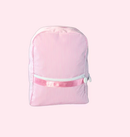 Mint Small Backpack Pink Preppy Stripe