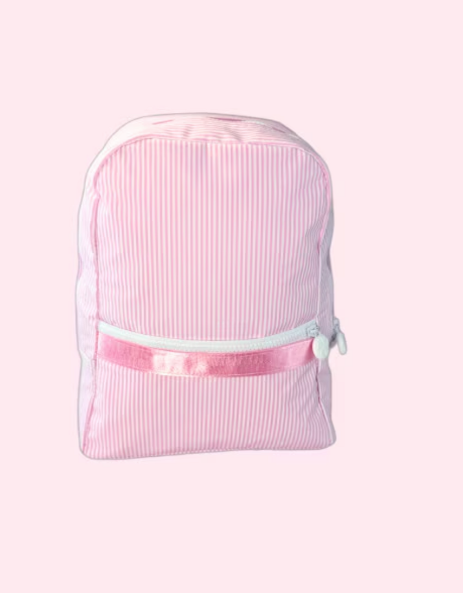 Mint Small Backpack Pink Preppy Stripe