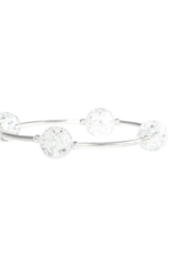 Made As Intended 8mm Snowflake Quartz Blessing Bracelet xx