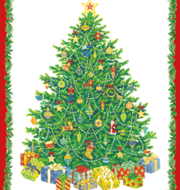 Caspari Christmas Tree  Boxed  Cards