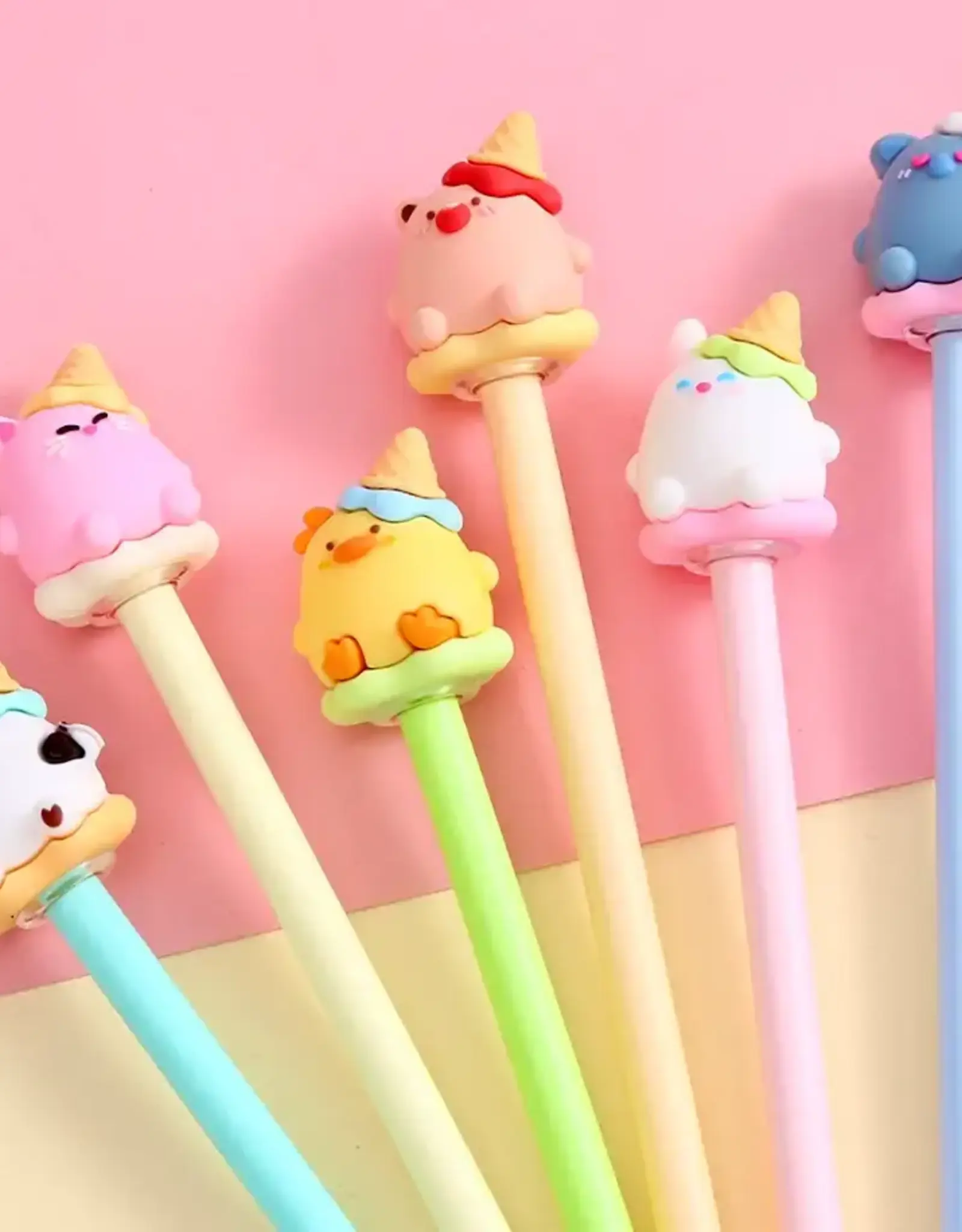 BC Mini Ice Cream Party Animals Gel Pen