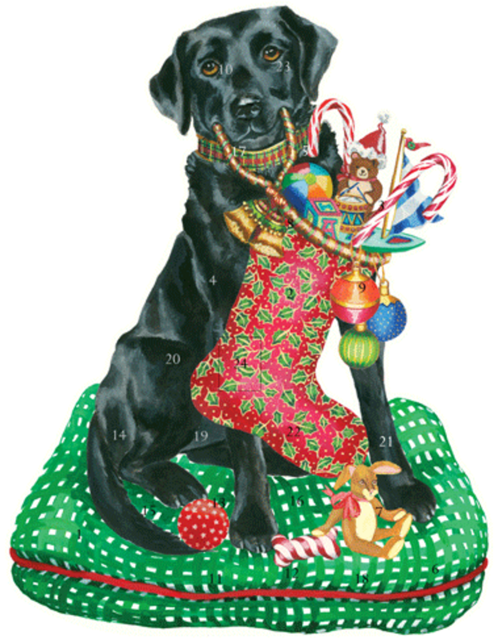 Caspari Christmas Lab Advent