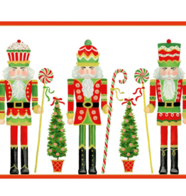 Caspari Row of Nutcrackers Christmas Cards xx