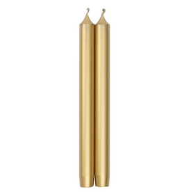 Caspari Gold Duet Crown Candles