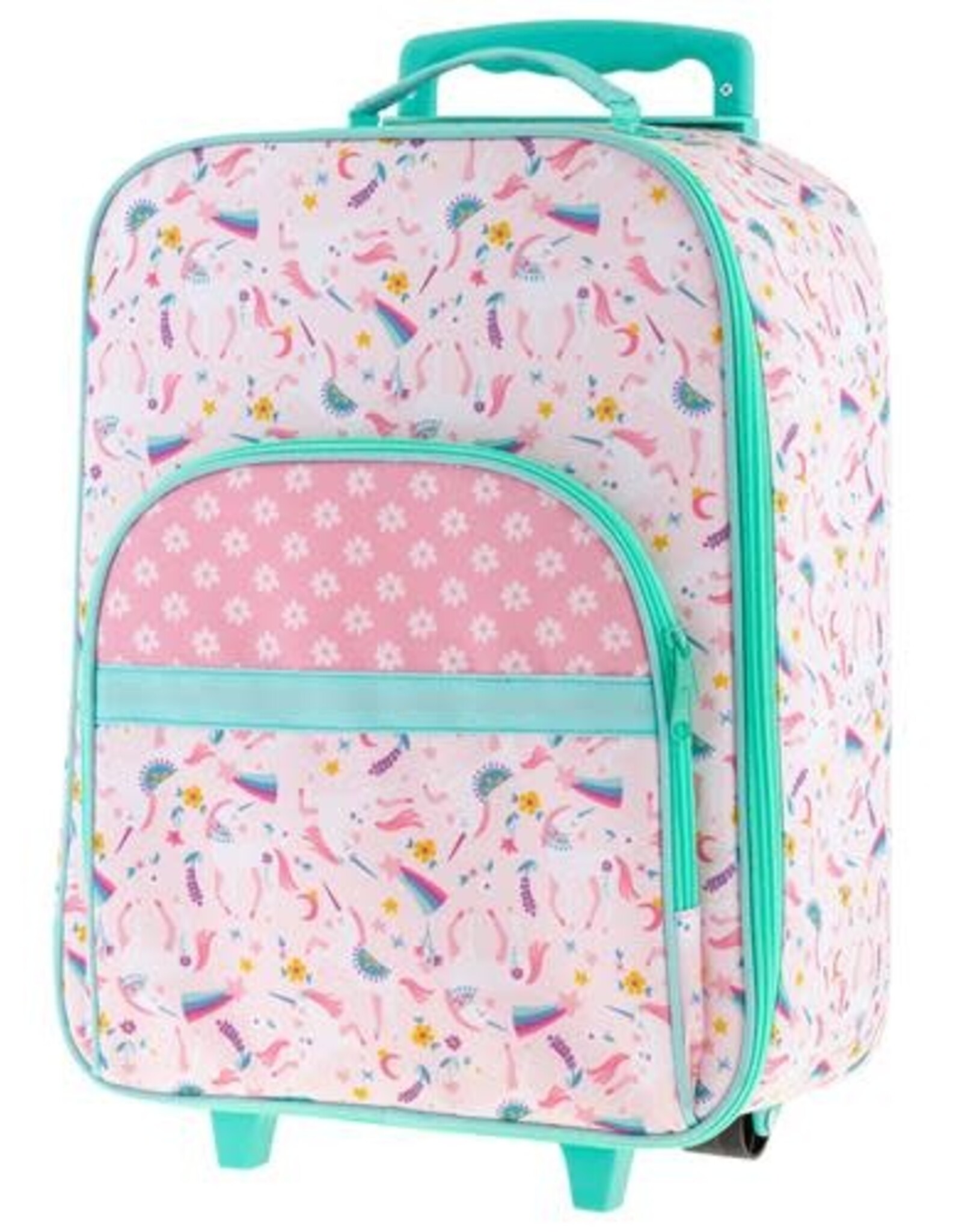 Stephen Joseph Rolling Luggage Unicorn Pink