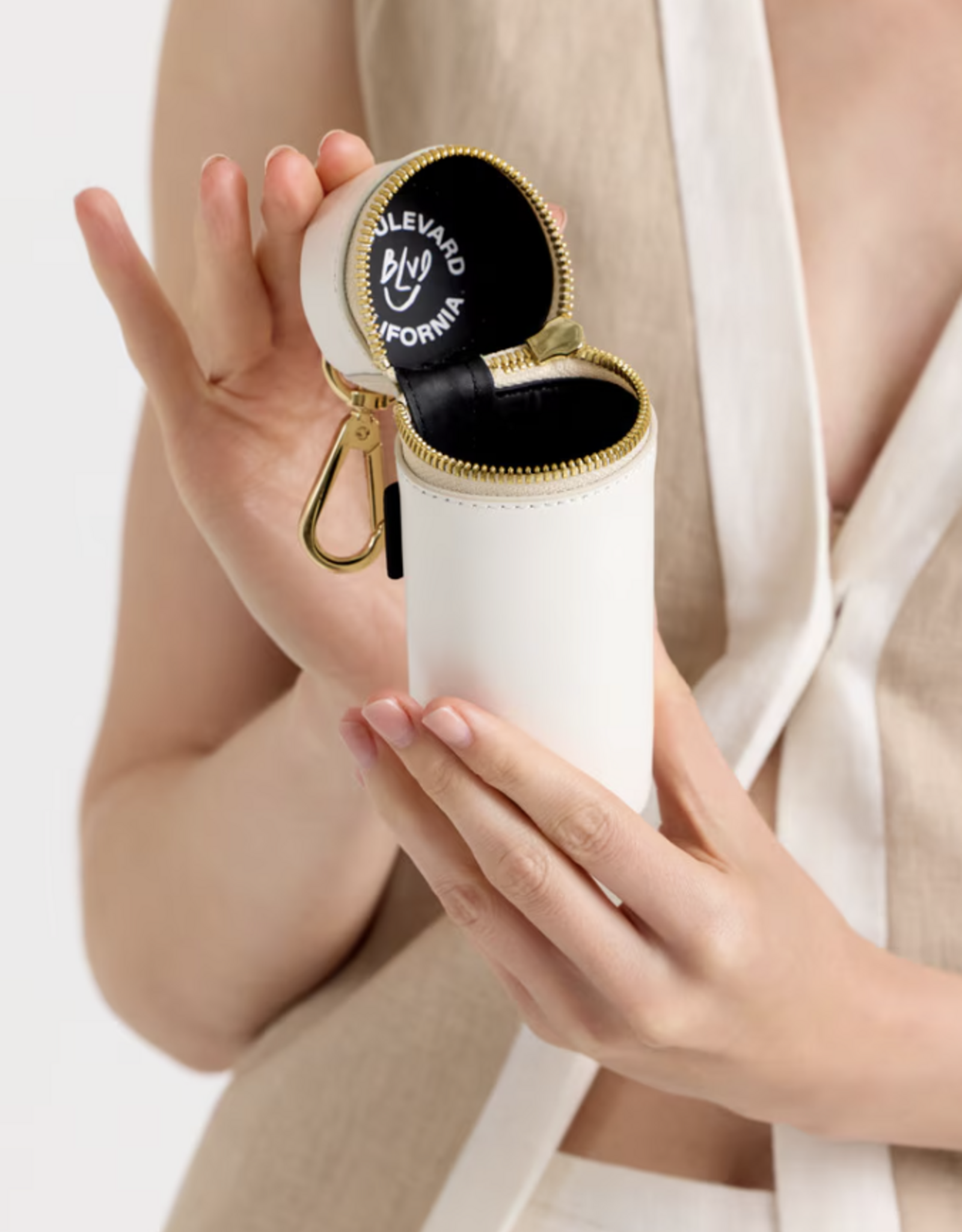 Boulevard Birdie Golf Ball Bag White