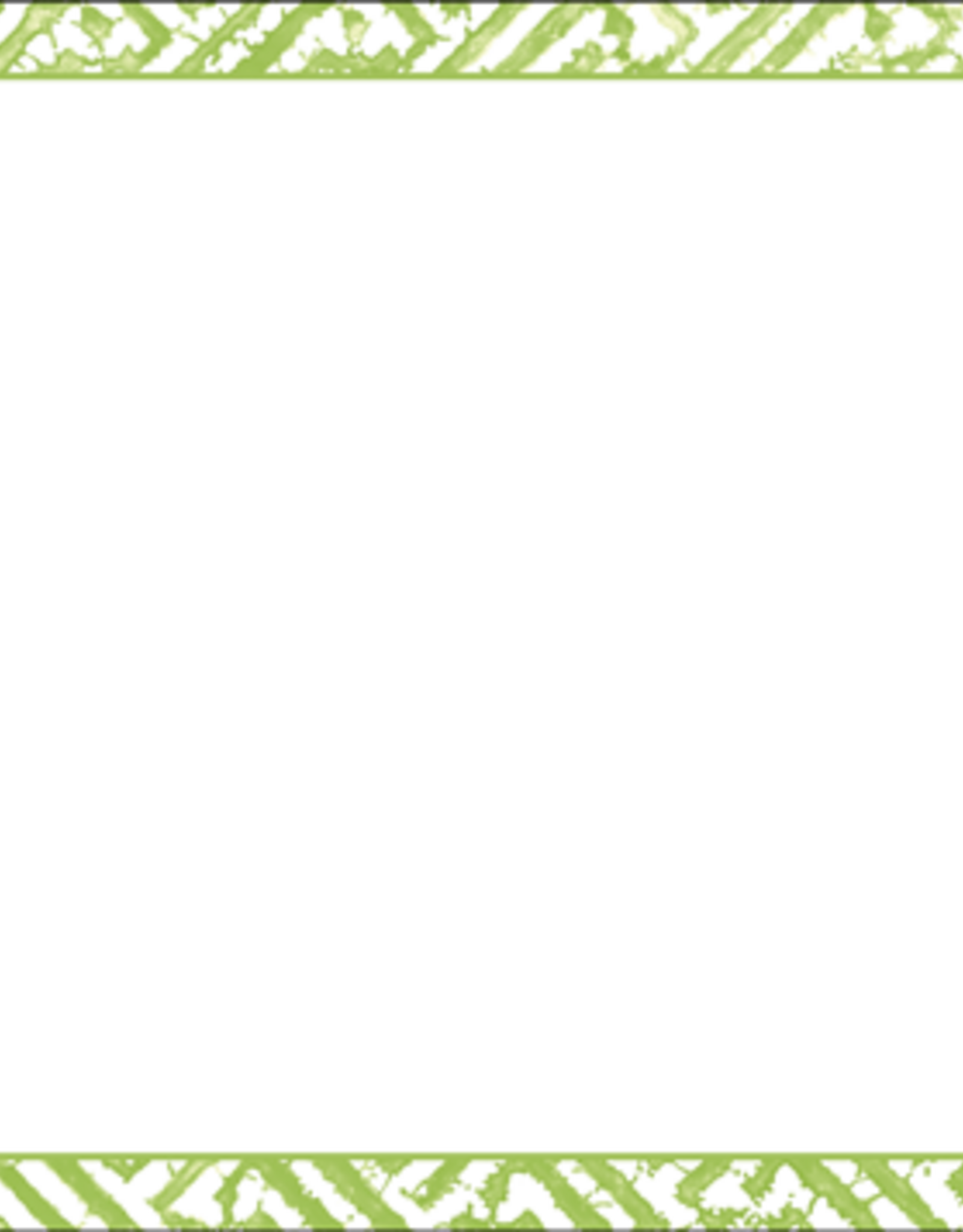 Caspari Fretwork Green Correspondence Cards