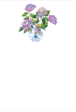 Caspari Hydrangeas & Porcelain Correspondence Cards
