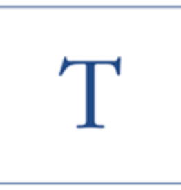 Caspari T--Navy Embossed Note Cards/8