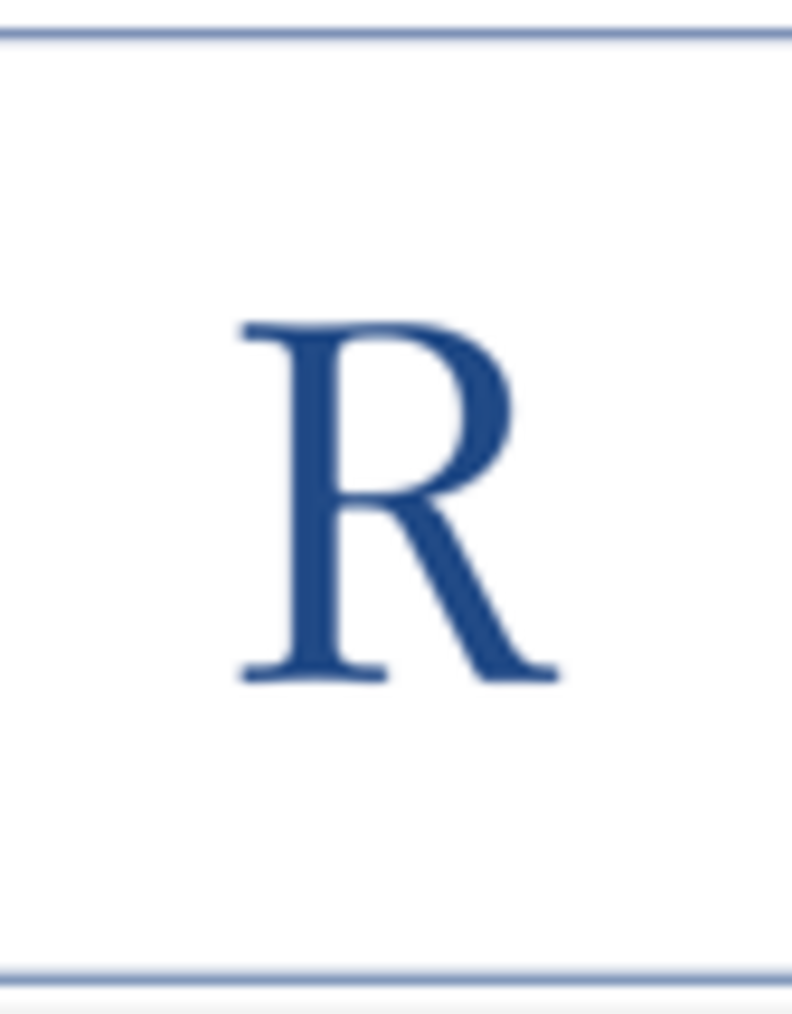 Caspari R--Navy Embossed Note Cards/8