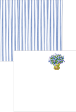Caspari Potted Hydrangeas  Correspondence Cards