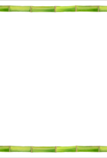 Caspari Green Bamboo Correspondence Cards