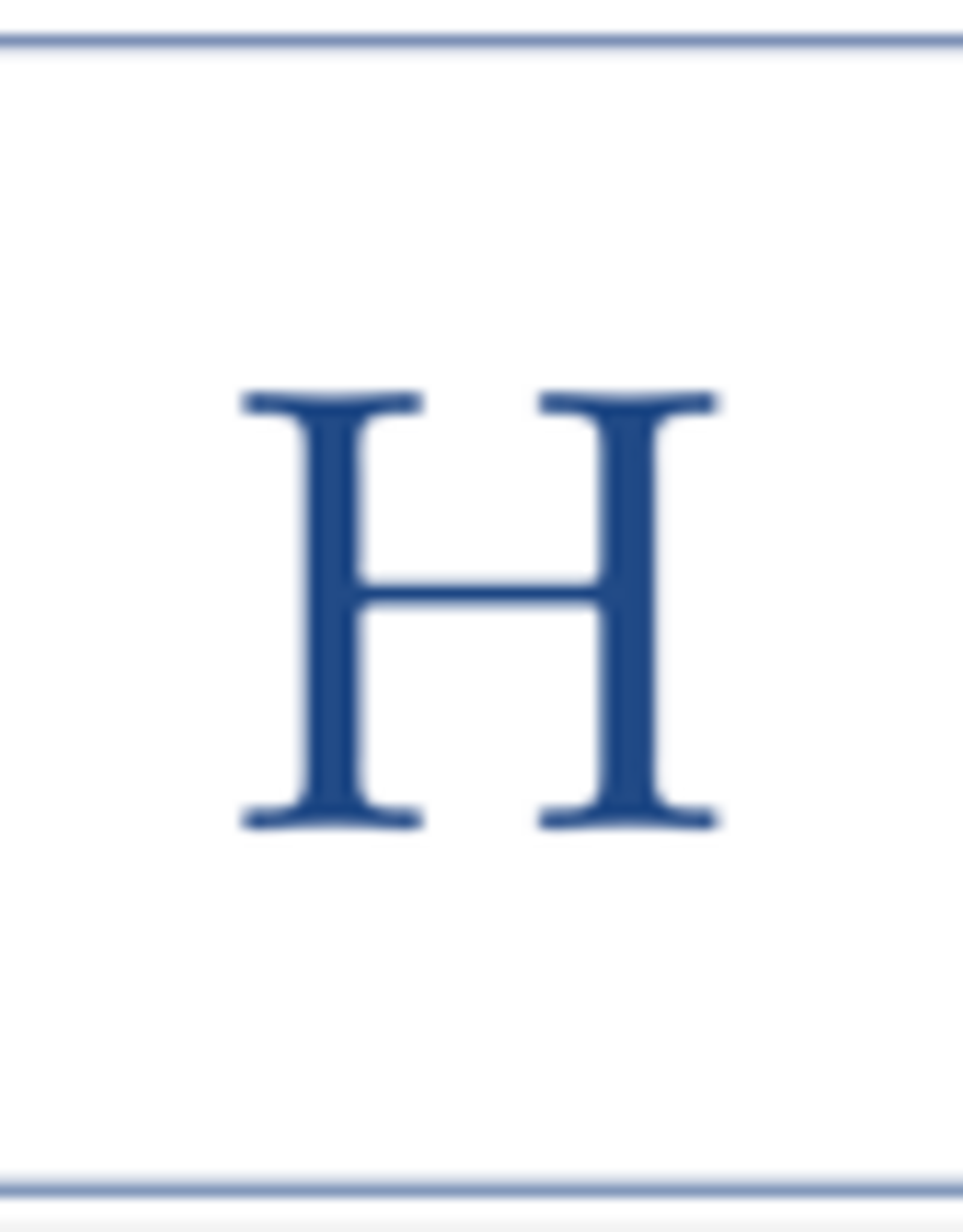 Caspari H--Navy Embossed Note Cards/8