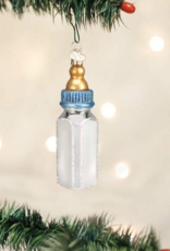 Old World Christmas Ornament Baby Bottle Boy