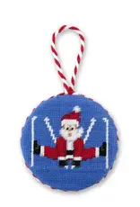 Smather's & Branson Christmas Ornament Skiing Santa