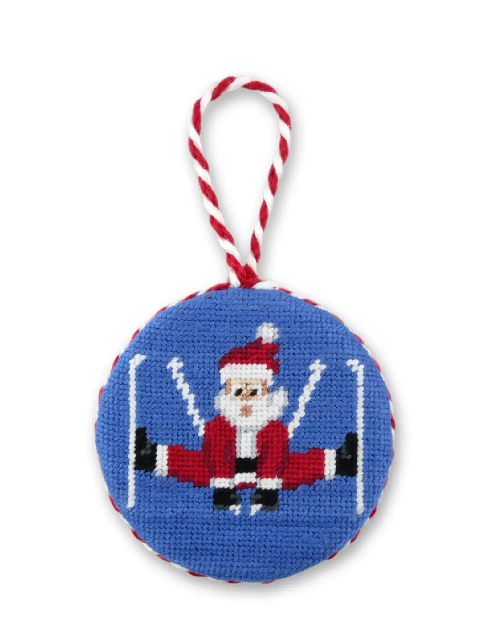 Smather's & Branson Christmas Ornament Skiing Santa