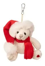Bukowski Bears Bernard Bag Charm White