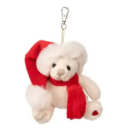 Bukowski Bears Bernard Bag Charm White