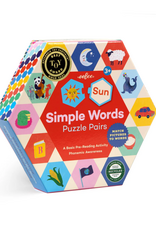 EEboo Simple Words Hexagon Puzzle Pairs