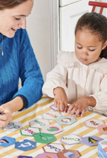 EEboo Simple Words Hexagon Puzzle Pairs