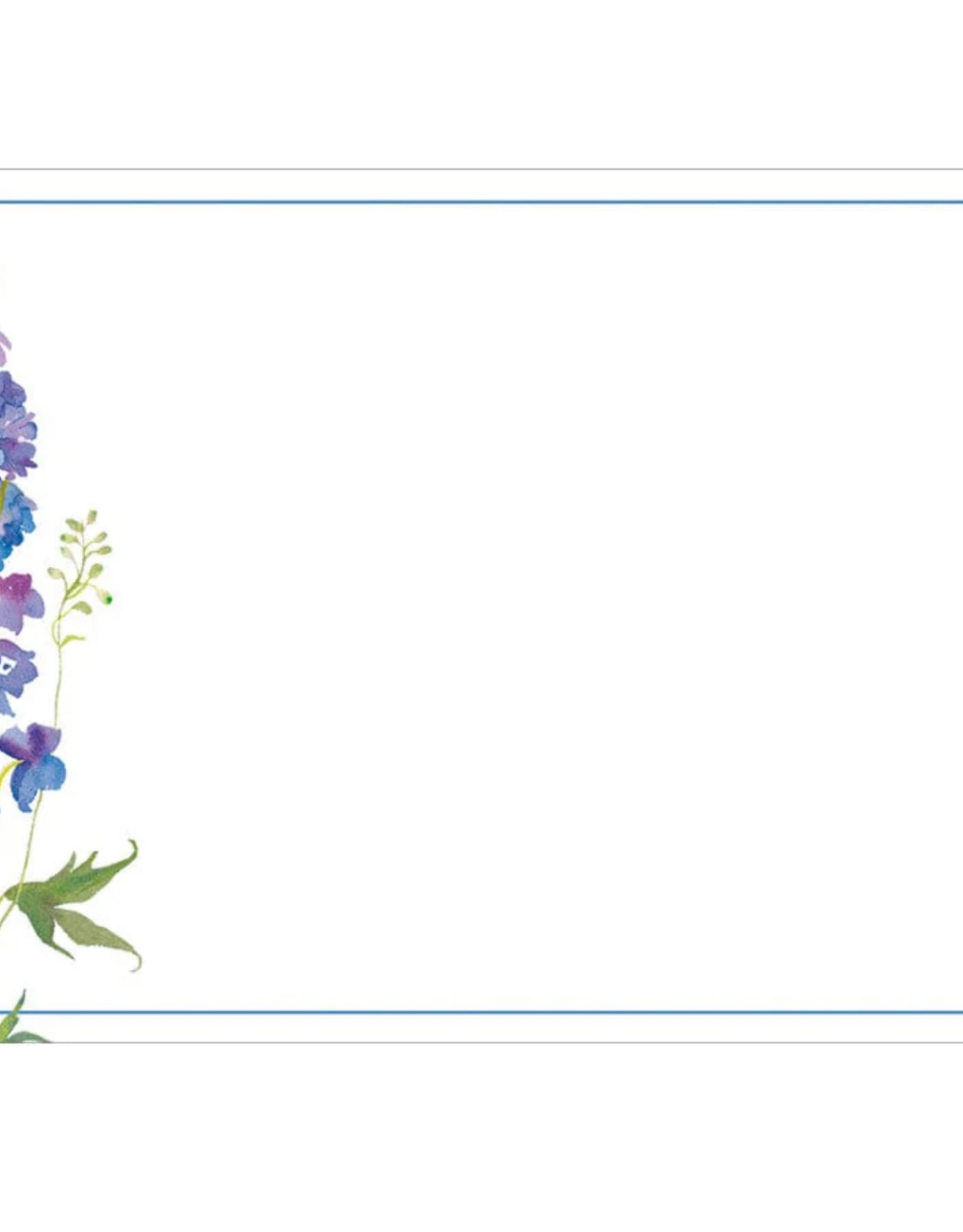 Caspari Delphinium Correspondence Cards