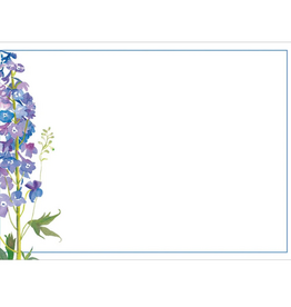 Caspari Delphinium Correspondence Cards
